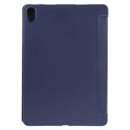 For Huawei MatePad Air 11.5 GEBEI 3-folding Holder Shockproof Flip Leather Tablet Case(Dark Blue) - free shipping - PMC Jewellery - Order now!