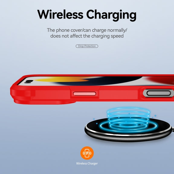 For iPhone 16 Pro TPU + PC Lens Protection Phone Case(Red)