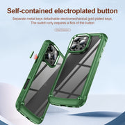 For iPhone 16 Pro TPU + PC Lens Protection Phone Case(Green)