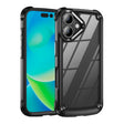 For iPhone 16 TPU + PC Lens Protection Phone Case(Black) - iPhone 16 Cases by PMC TechLife | Online Shopping South Africa | PMC TechLife | Buy Now Pay Later Mobicred