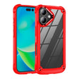 For iPhone 16 Plus TPU + PC Lens Protection Phone Case(Red) - free shipping - PMC TechLife - Order now!