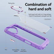 For iPhone 16 Plus TPU + PC Lens Protection Phone Case(Purple)
