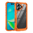 For iPhone 16 Plus TPU + PC Lens Protection Phone Case(Orange) - free shipping - PMC TechLife - Order now!