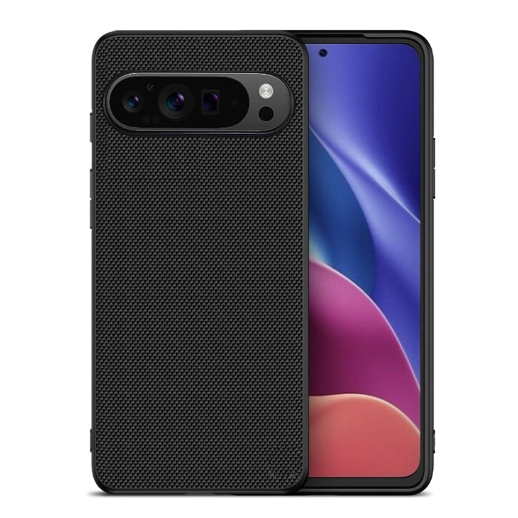 For Google Pixel 9 Nylon Cloth Texture Shockproof PC+TPU Phone Case(Black) - Google Cases by PMC TechLife | Online Shopping South Africa | PMC TechLife | Buy Now Pay Later Mobicred