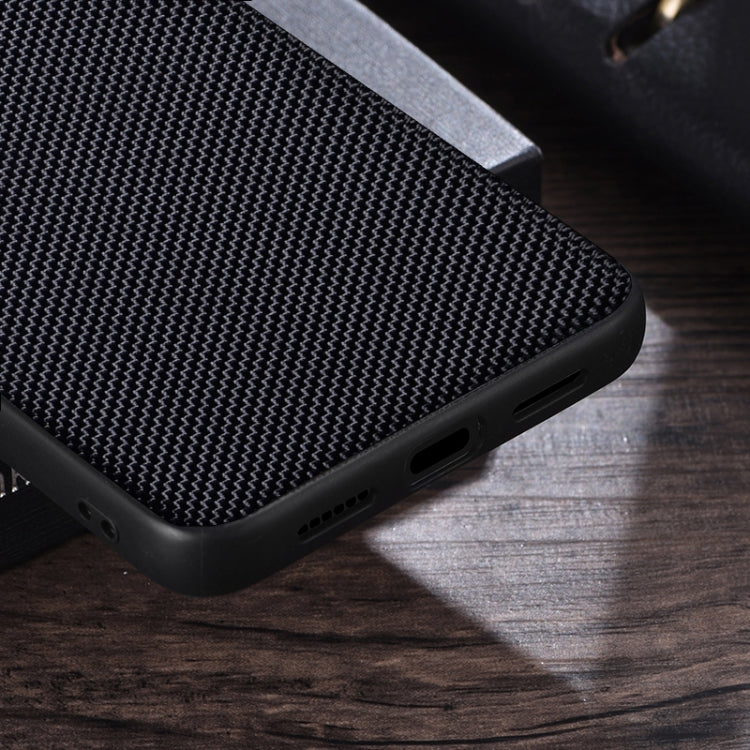 For Google Pixel 9 Nylon Cloth Texture Shockproof PC+TPU Phone Case(Black)