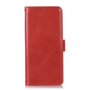 For iPhone 17 Air Crazy Horse Top Layer Cowhide Leather Phone Case(Red)