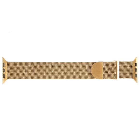 For Apple Watch SE 2023 40mm Milanese Metal Magnetic Watch Band(Gold)