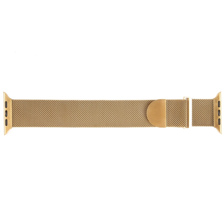 For Apple Watch SE 2023 40mm Milanese Metal Magnetic Watch Band(Gold)