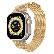 For Apple Watch SE 2023 40mm Milanese Metal Magnetic Watch Band(Gold)