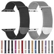 For Apple Watch SE 2023 40mm Milanese Metal Magnetic Watch Band(Gold)