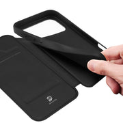 For iPhone 17 Pro Max DUX DUCIS Skin Pro Series Flip Leather Phone Case(Black)