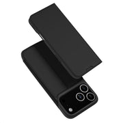For iPhone 17 Pro DUX DUCIS Skin Pro Series Flip Leather Phone Case(Black)