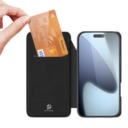 For iPhone 17 Pro DUX DUCIS Skin Pro Series Flip Leather Phone Case(Black)