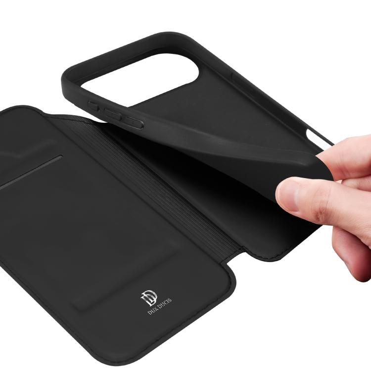 For iPhone 17 Air DUX DUCIS Skin Pro Series Flip Leather Phone Case(Black) - free shipping - PMC Jewellery - Order now!