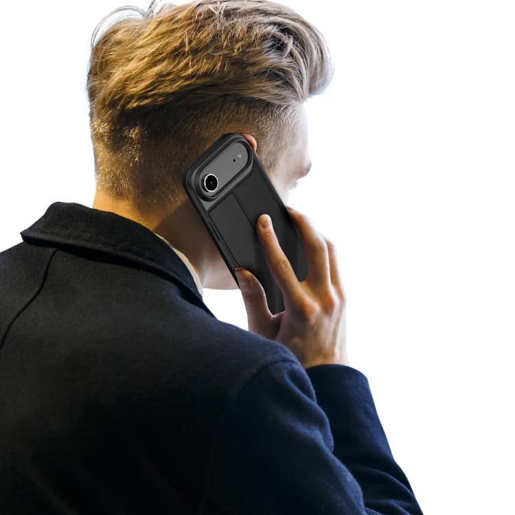 For iPhone 17 Air DUX DUCIS Skin Pro Series Flip Leather Phone Case(Black) - free shipping - PMC Jewellery - Order now!