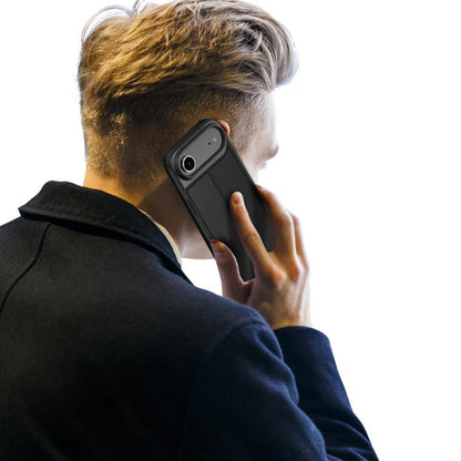 For iPhone 17 Air DUX DUCIS Skin Pro Series Flip Leather Phone Case(Black) - free shipping - PMC Jewellery - Order now!