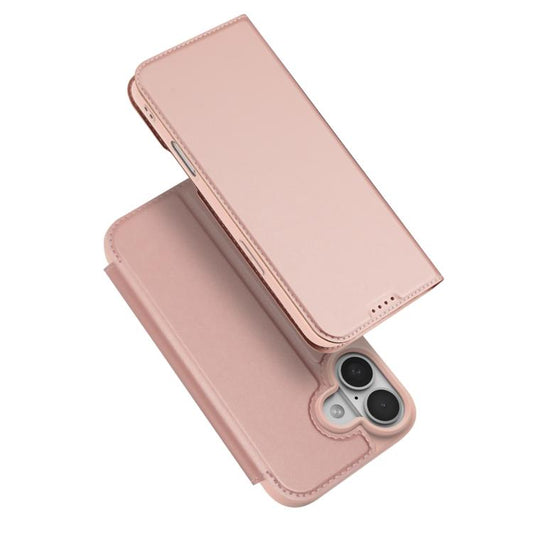 For iPhone 17 DUX DUCIS Skin Pro Series Flip Leather Phone Case(Rose Gold) - iPhone 17 Cases by DUX DUCIS | Online Shopping South Africa | PMC Jewellery | Buy Now Pay Later Mobicred