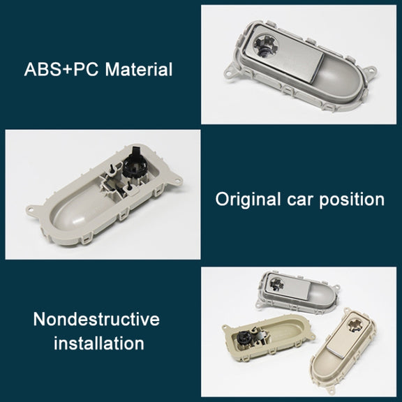 For Mercedes-Benz W218 / CLS300 / 320 / 350 / 400 Car Glove Box Handle Switch 21868000917P45(Grey White)