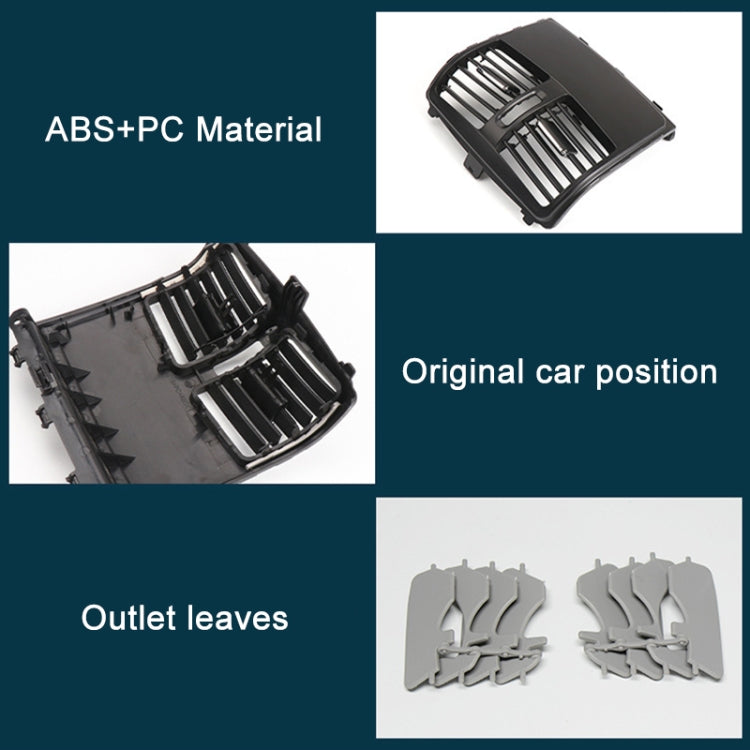 For Mercedes-Benz CLS W218 Car Rear Air Conditioner Air Outlet Panel 21883004549116, Style:High Version(Black) - free shipping - PMC TechLife - Order now!