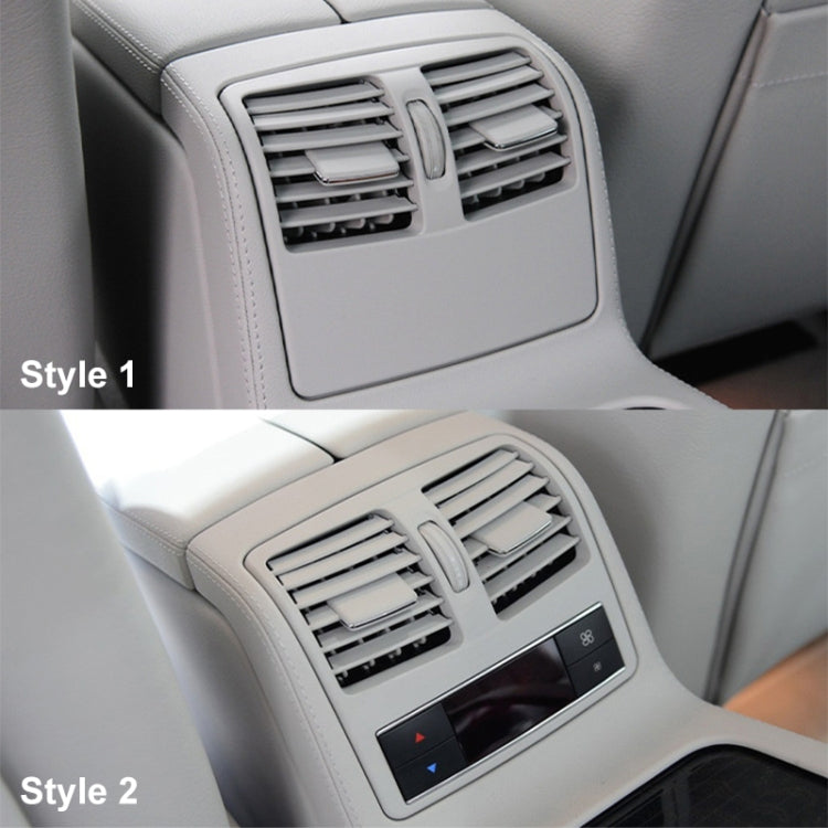 For Mercedes-Benz CLS W218 Car Rear Air Conditioner Air Outlet Panel 21883004541148, Style:High Version(Beige)