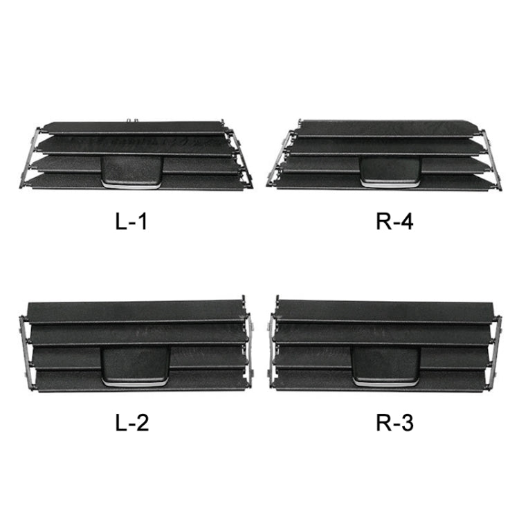 For BMW 3 Series E90 Left Driving Car Air Conditioner Air Outlet Panel 6422 9130 459-L, Style:Grille No. 4