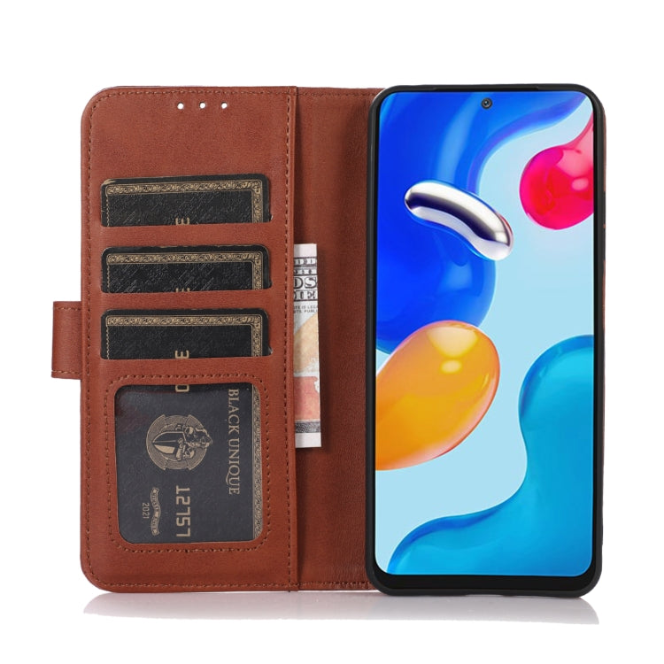 For iPhone 16 Pro Max Cow Texture Leather Phone Case(Brown) - iPhone 16 Pro Max Cases by PMC TechLife | Online Shopping South Africa | PMC TechLife | Buy Now Pay Later Mobicred