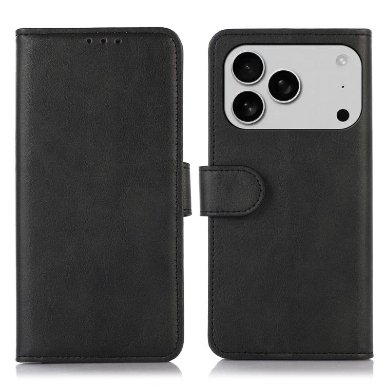 For iPhone 17 Pro Cow Texture Leather Phone Case(Black) - free shipping - PMc TechLife - Order now!