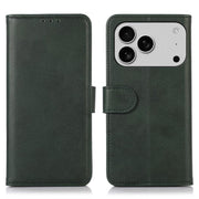 For iPhone 17 Pro Cow Texture Leather Phone Case(Green)