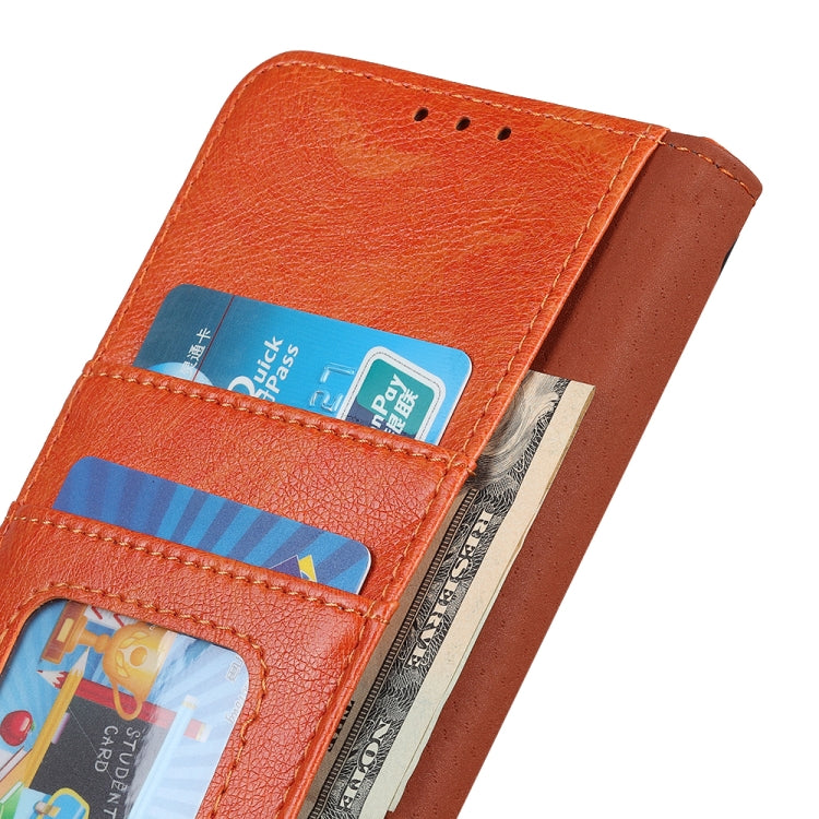 For iPhone 16 Pro Nappa Texture Leather Case(Orange) - free shipping - PMC TechLife - Order now!