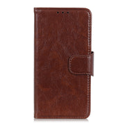 For iPhone 16 Pro Nappa Texture Leather Case(Brown)