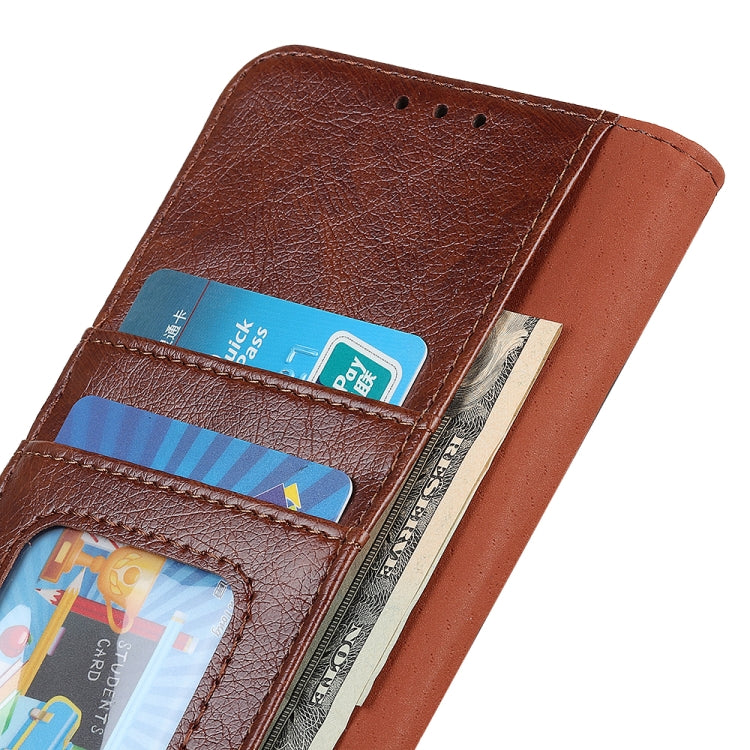 For iPhone 16 Pro Nappa Texture Leather Case(Brown)