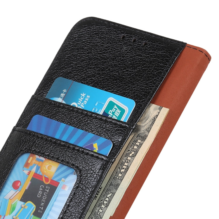 For iPhone 16 Plus Nappa Texture Leather Case(Black)
