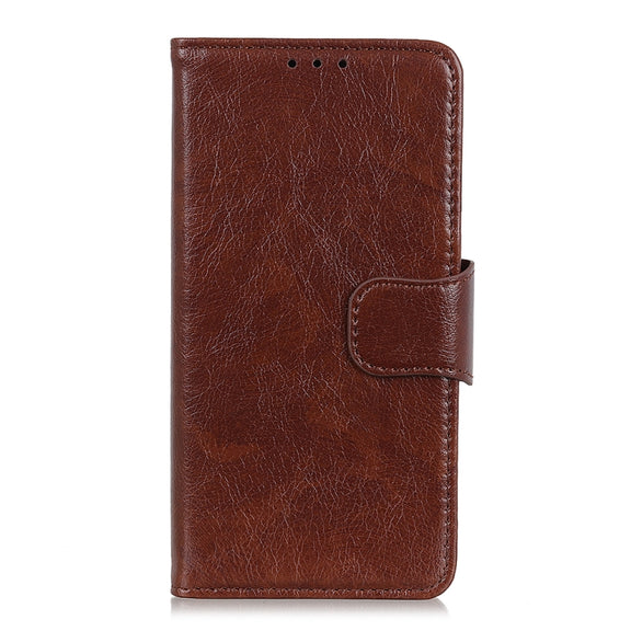 For iPhone 16 Nappa Texture Leather Case(Brown)