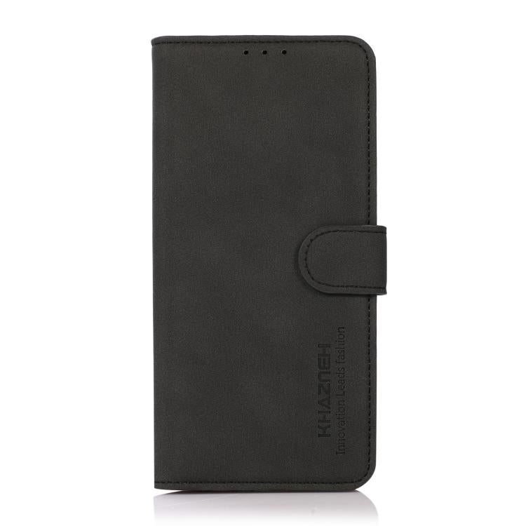 For iPhone 17 Air KHAZNEH Matte Texture Leather Phone Case(Black) - free shipping - PMc TechLife - Order now!