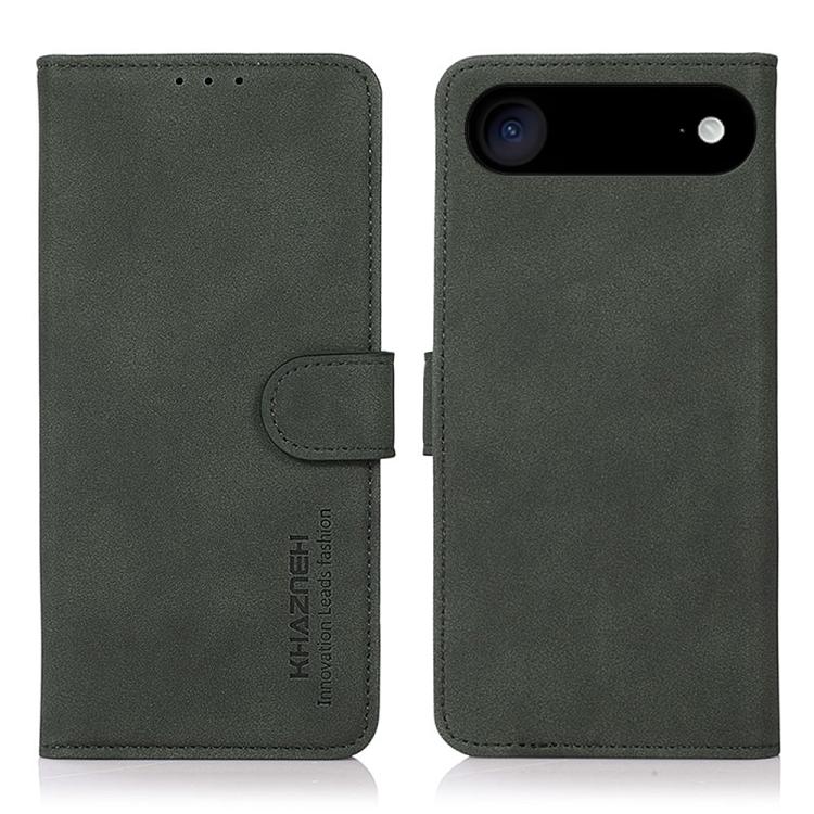 For iPhone 17 Air KHAZNEH Matte Texture Leather Phone Case(Green) - free shipping - PMc TechLife - Order now!