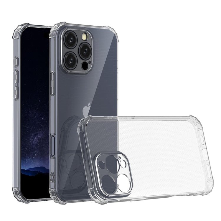 For iPhone 16 Pro Four-Corner Shockproof Clear TPU Phone Case(Transparent) - iPhone 16 Pro Cases by PMC TechLife | Online Shopping South Africa | PMC TechLife | Buy Now Pay Later Mobicred