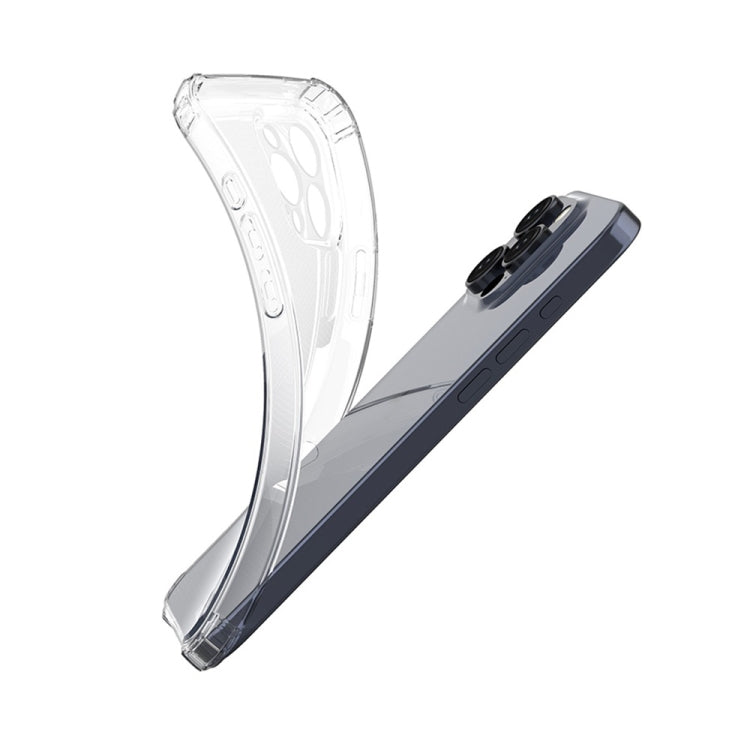 For iPhone 16 Pro Four-Corner Shockproof Clear TPU Phone Case(Transparent) - iPhone 16 Pro Cases by PMC TechLife | Online Shopping South Africa | PMC TechLife | Buy Now Pay Later Mobicred
