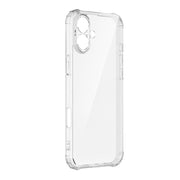 For iPhone 16 Plus Four-Corner Shockproof Clear TPU Phone Case(Transparent)