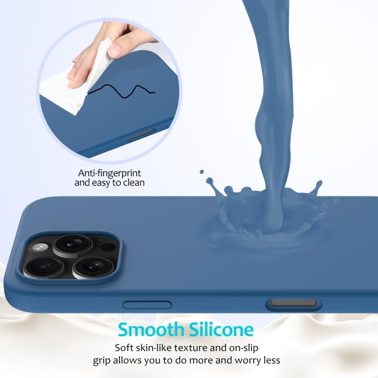 For iPhone 16 Pro Max Solid Color Silicone Phone Case(Cobalt Blue) - free shipping - PMC TechLife - Order now!