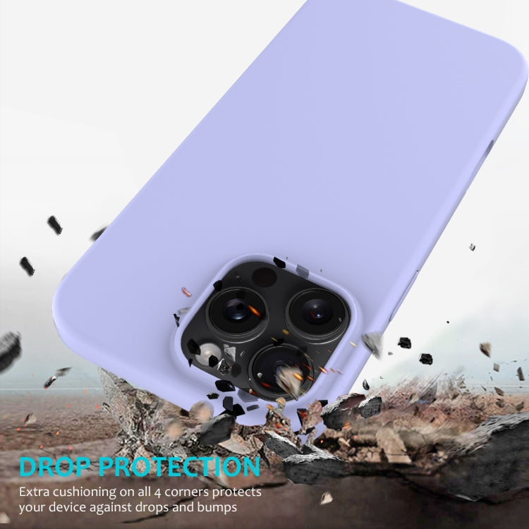 For iPhone 16 Pro Solid Color Silicone Phone Case(Purple) - More iPhone Cases by PMC TechLife | Online Shopping South Africa | PMC TechLife | Buy Now Pay Later Mobicred