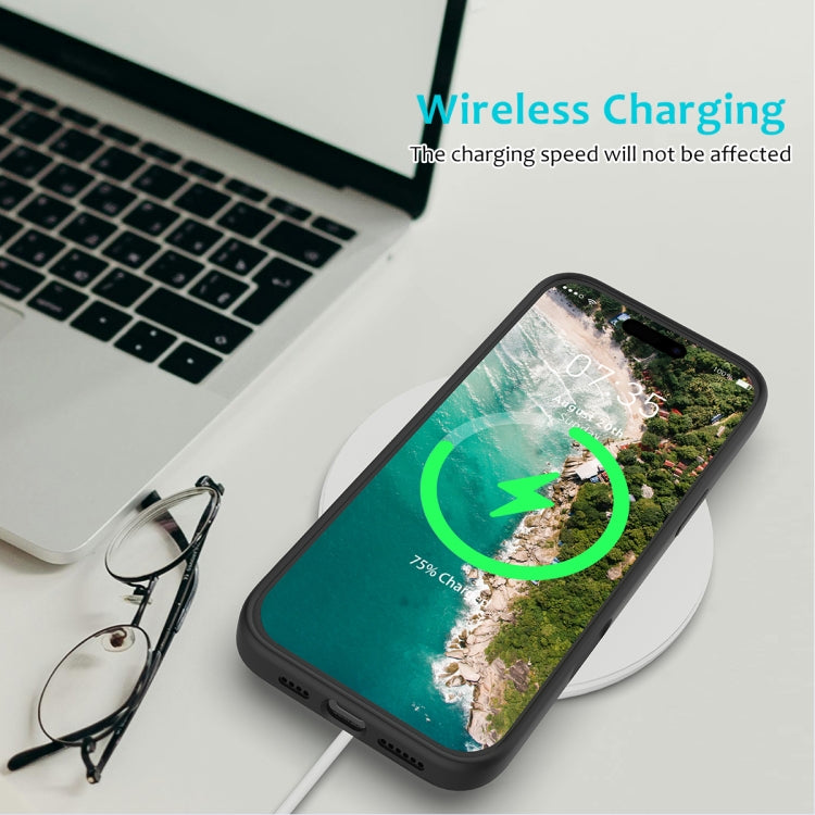 For iPhone 16 Pro Solid Color Silicone Phone Case(Black) - More iPhone Cases by PMC TechLife | Online Shopping South Africa | PMC TechLife | Buy Now Pay Later Mobicred