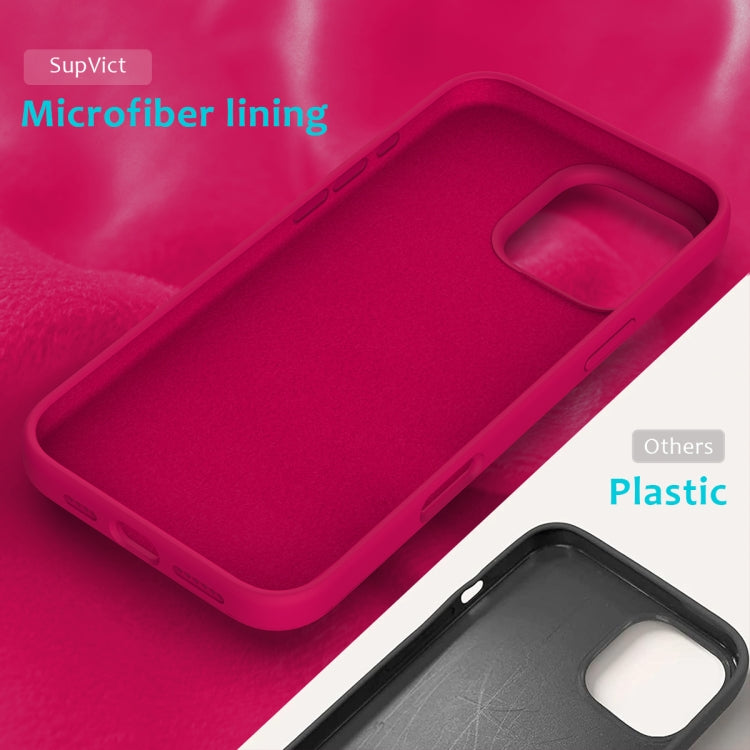 For iPhone 16 Pro Solid Color Silicone Phone Case(Rose Red) - More iPhone Cases by PMC TechLife | Online Shopping South Africa | PMC TechLife | Buy Now Pay Later Mobicred