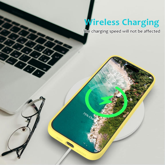For iPhone 16 Pro Solid Color Silicone Phone Case(Lemon Yellow)