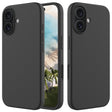For iPhone 16 Plus Solid Color Silicone Phone Case(Black) - More iPhone Cases by PMC TechLife | Online Shopping South Africa | PMC TechLife | Buy Now Pay Later Mobicred