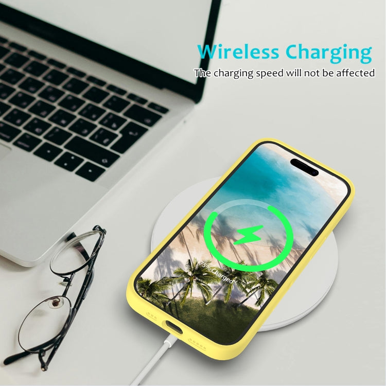 For iPhone 16 Plus Solid Color Silicone Phone Case(Lemon Yellow) - free shipping - PMC TechLife - Order now!