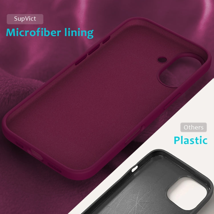 For iPhone 16 Plus Solid Color Silicone Phone Case(Violet) - More iPhone Cases by PMC TechLife | Online Shopping South Africa | PMC TechLife | Buy Now Pay Later Mobicred