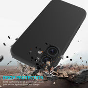 For iPhone 16 Solid Color Silicone Phone Case(Black)
