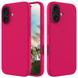 For iPhone 16 Solid Color Silicone Phone Case(Rose Red) - More iPhone Cases by PMC TechLife | Online Shopping South Africa | PMC TechLife | Buy Now Pay Later Mobicred
