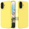 For iPhone 16 Solid Color Silicone Phone Case(Lemon Yellow) - More iPhone Cases by PMC TechLife | Online Shopping South Africa | PMC TechLife | Buy Now Pay Later Mobicred