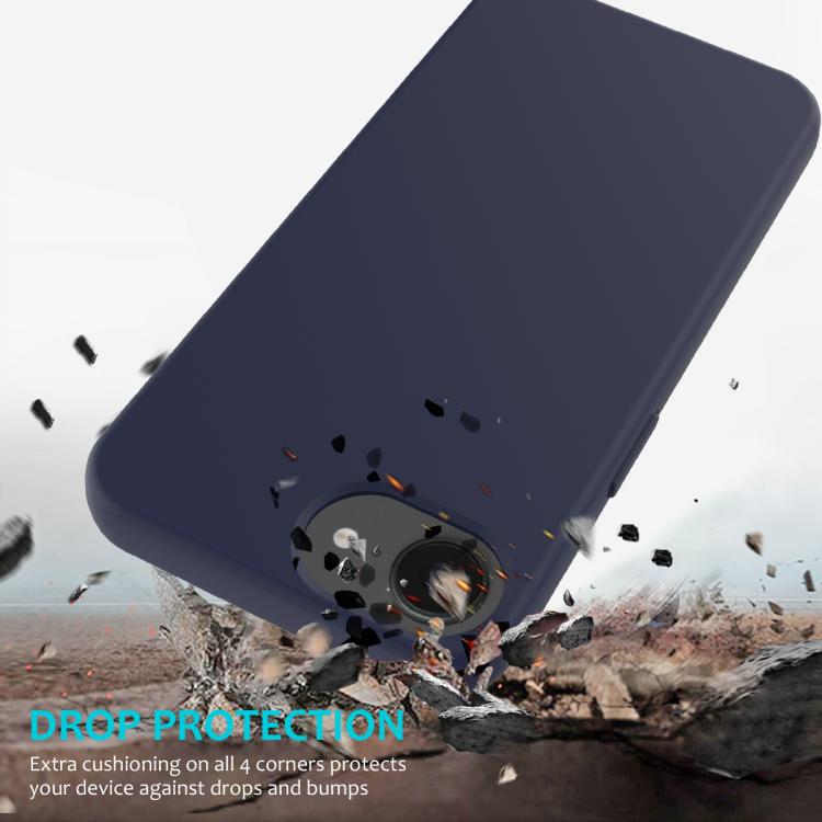 For iPhone 16e Solid Color Silicone Phone Case(Midnight Blue) - iPhone 16e Cases by PMC TechLife | Online Shopping South Africa | PMC TechLife | Buy Now Pay Later Mobicred